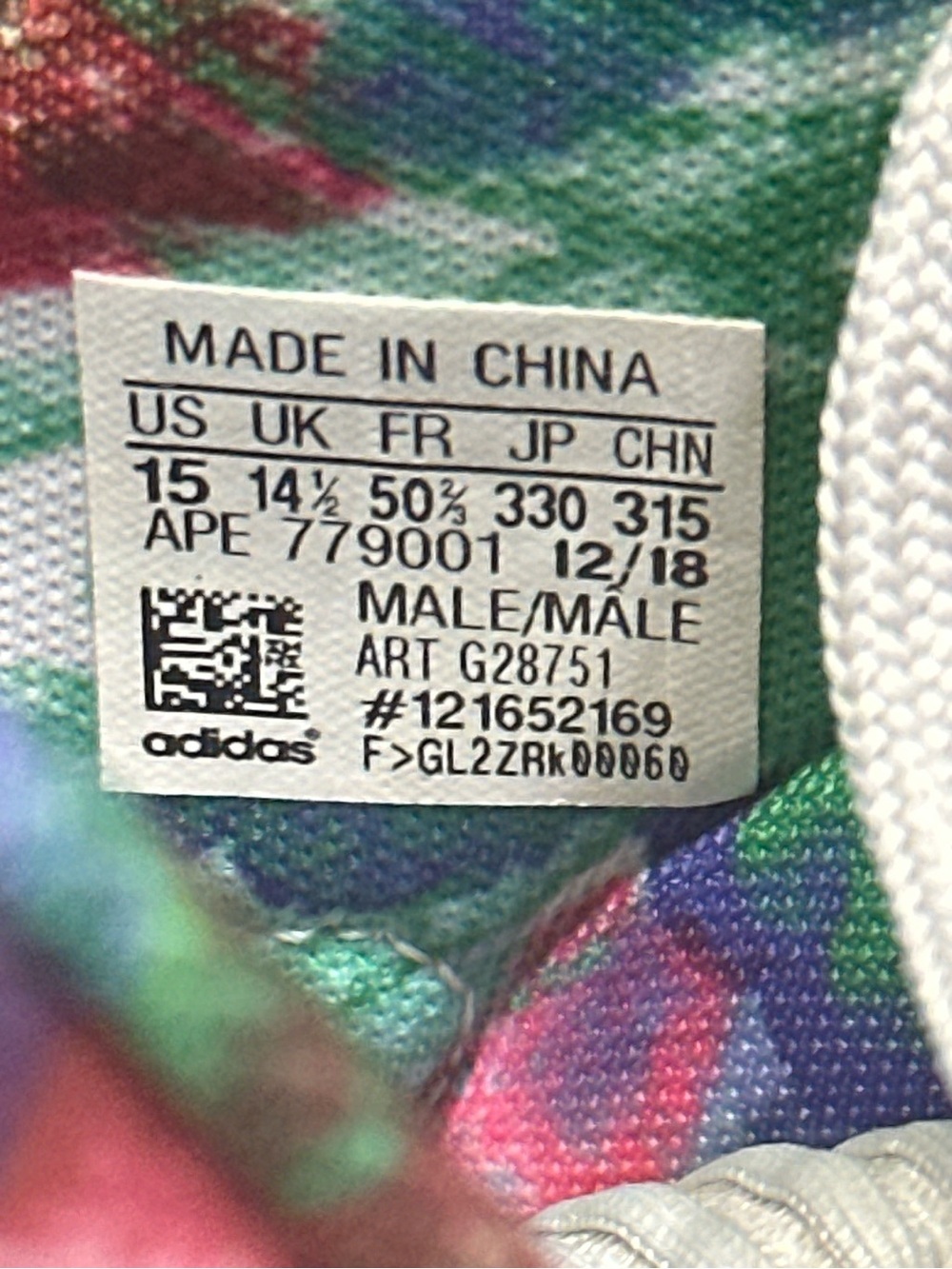 adidas Multicolor High-Top Sneakers with Neon Green Sole - Picture 4 of 6